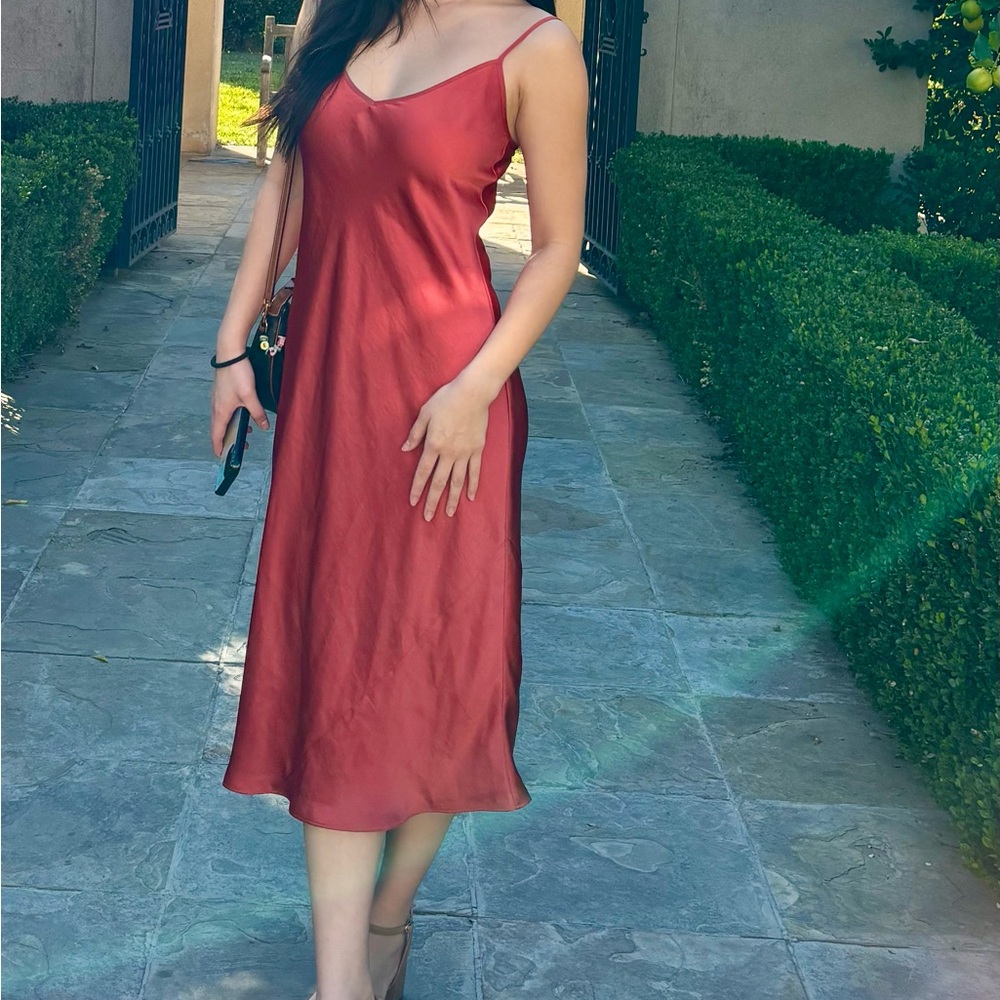 Aritzia Wilfred silk dress